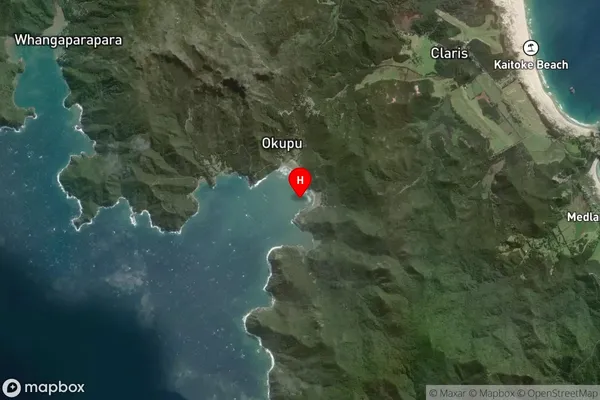 Okupu Bay,Auckland Satellite Map