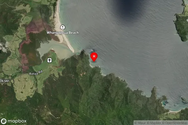 Omahungaiti Bay,Auckland Satellite Map