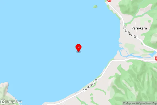 Omaio Bay,Bay of Plenty Area Map