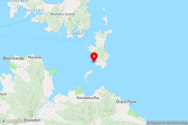Omega Bay,Auckland Region Map