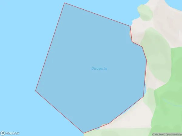 Onepoto, Otago Polygon Area Map