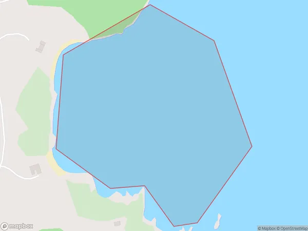 Opopoto Bay, Auckland Polygon Area Map