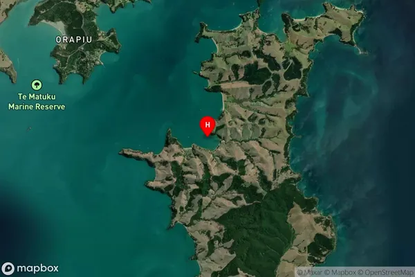 Oranga Bay,Auckland Satellite Map