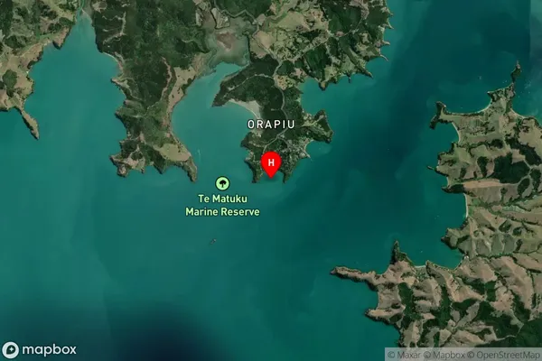 Otakawhe Bay,Auckland Satellite Map