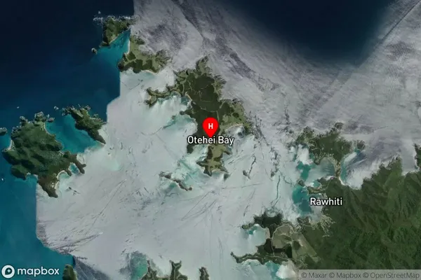 Otehei Bay,Northland Satellite Map