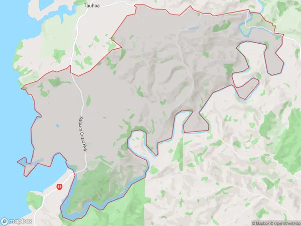 Mangakura, Auckland Polygon Area Map