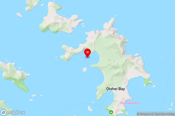 Otiao Bay,Northland Area Map