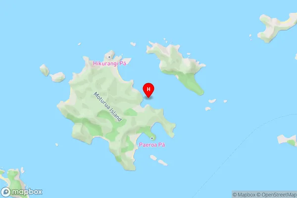 Otupoho Bay,Northland Area Map