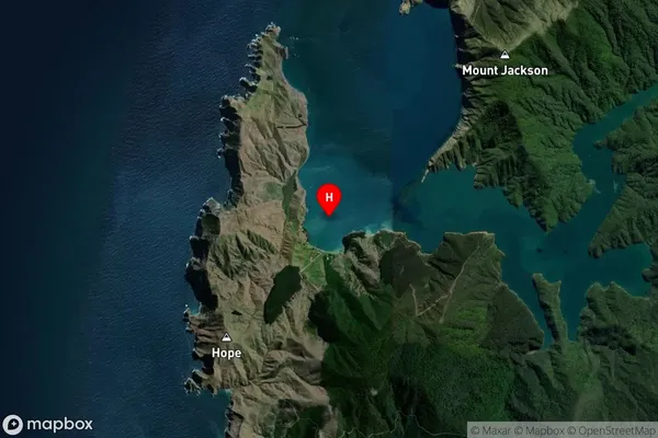Owhai Bay,Marlborough Satellite Map