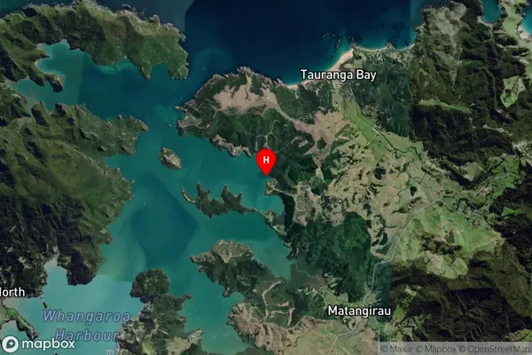 Owhatanga Bay,Northland Satellite Map