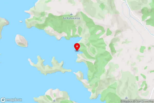 Owhatanga Bay,Northland Area Map