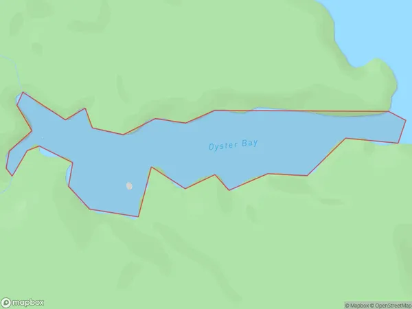 Oyster Bay, Otago Polygon Area Map