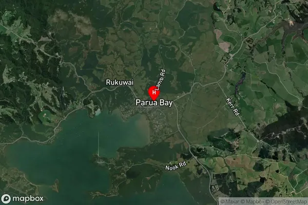 Parua Bay,Northland Satellite Map