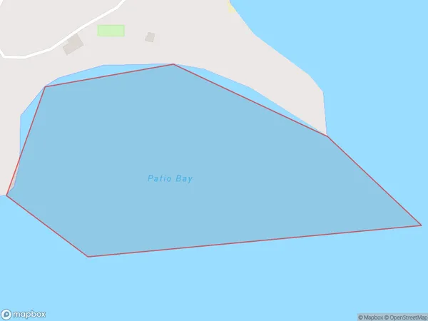 Patio Bay, Auckland Polygon Area Map