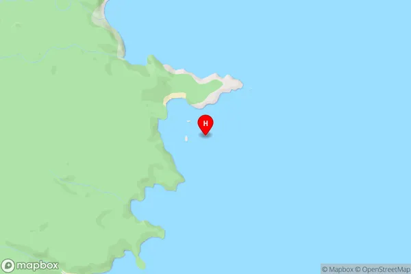 Pikaroro Bay,Southland Area Map