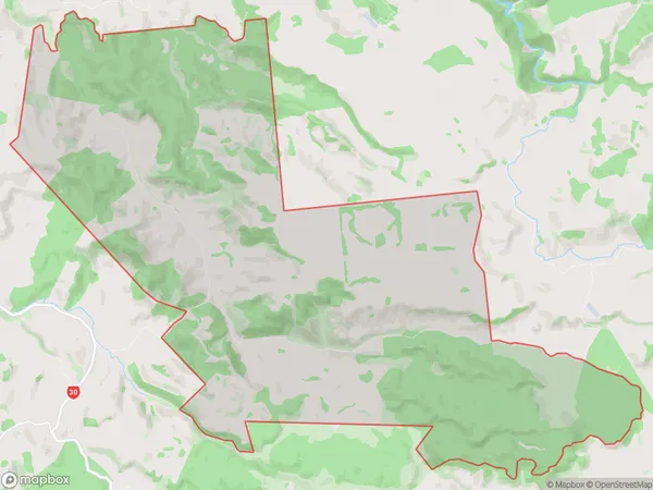 Mangaokewa, Waikato Polygon Area Map