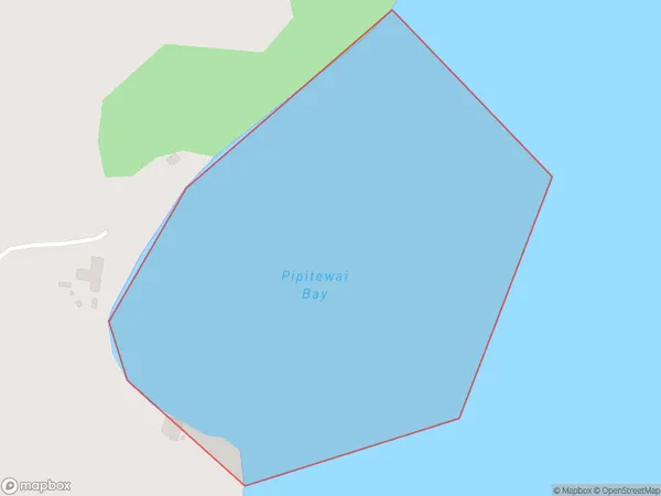 Pipitewai Bay, Auckland Polygon Area Map