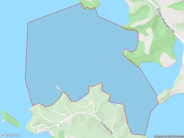 Pomare Bay, Northland Polygon Area Map