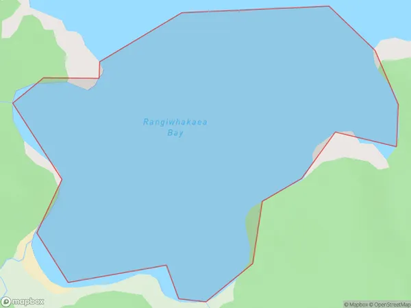 Rangiwhakaea Bay, Auckland Polygon Area Map