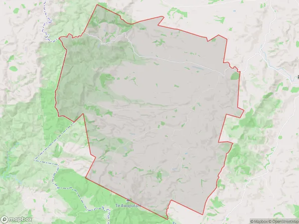 Mangaorapa, Hawke's Bay Polygon Area Map