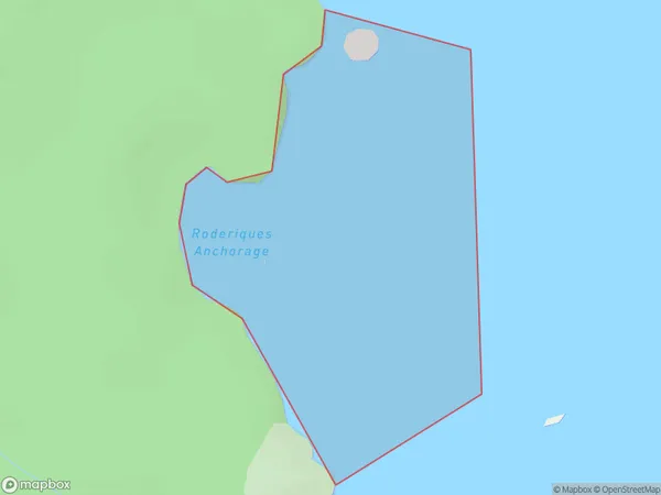 Roderiques Anchorage, Southland Polygon Area Map