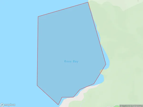 Ross Bay, Auckland Polygon Area Map