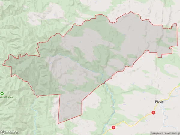 Mangaotaki, Waikato Polygon Area Map