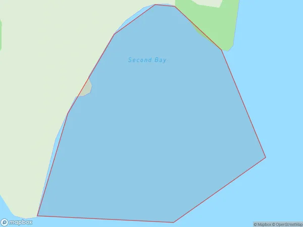 Second Bay, Auckland Polygon Area Map