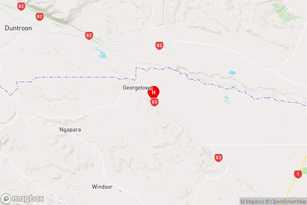 Awamoko,Otago Region Map