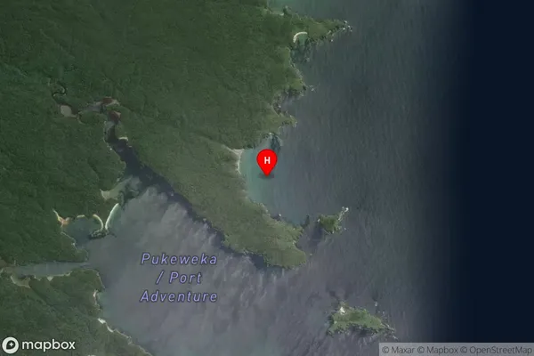 Sinbads Mistake,Southland Satellite Map