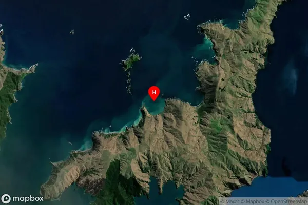 Skull Bay,Marlborough Satellite Map
