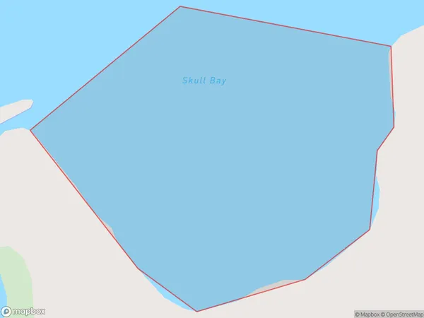 Skull Bay, Marlborough Polygon Area Map