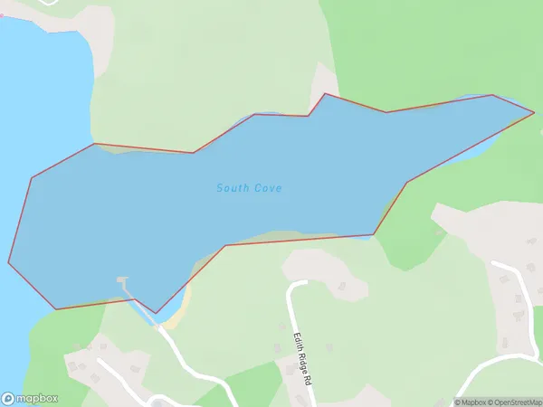 South Cove, Auckland Polygon Area Map