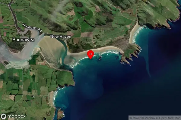 Surat Bay,Otago Satellite Map