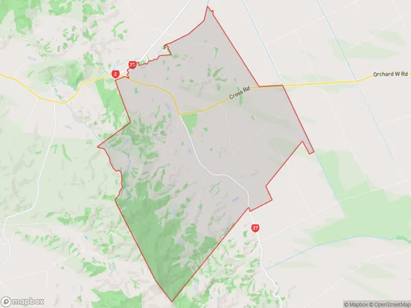 Mangatarata, Waikato Polygon Area Map