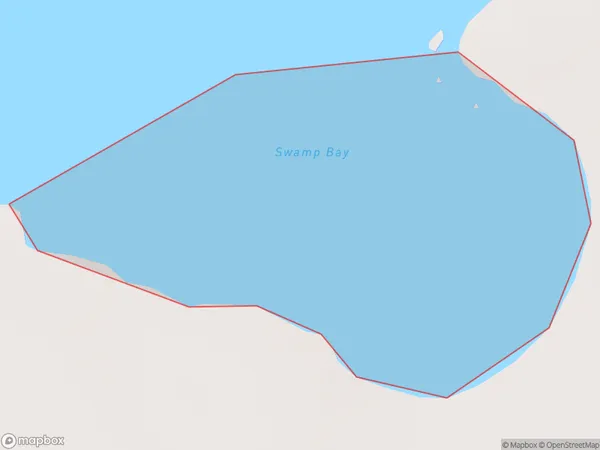 Swamp Bay, Marlborough Polygon Area Map