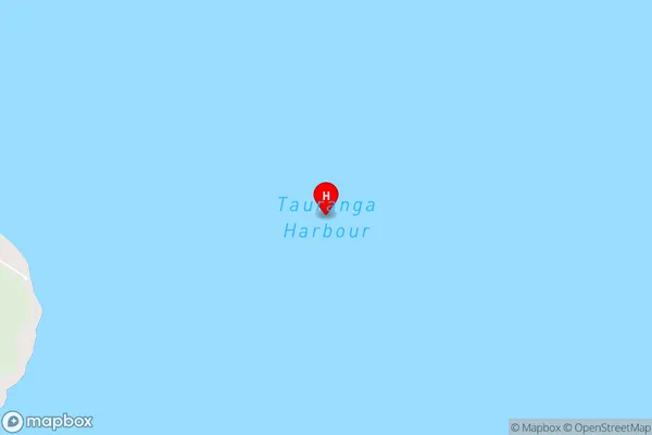 Tauranga Harbour,Bay of Plenty Area Map