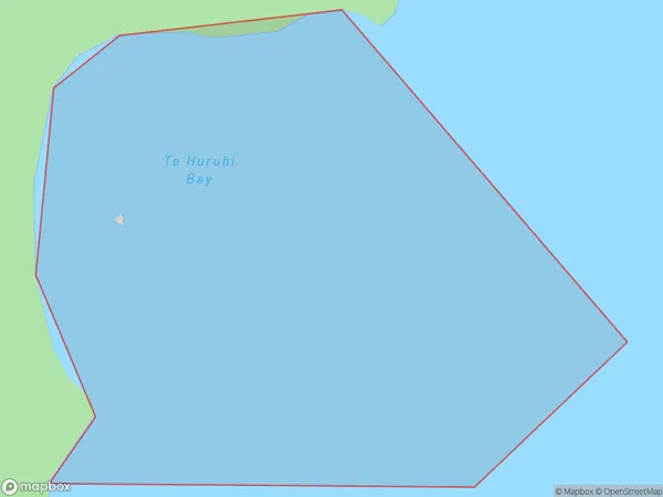 Te Huruhi Bay, Otago Polygon Area Map