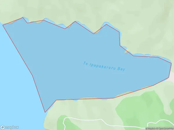 Te Ipapakereru Bay, Marlborough Polygon Area Map