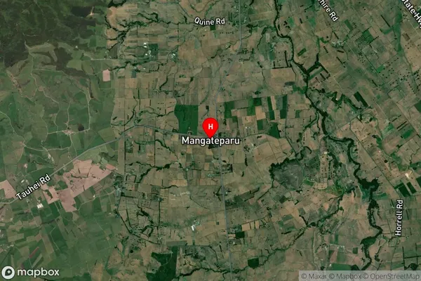 Mangateparu,Waikato Satellite Map