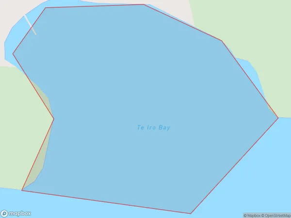 Te Iro Bay, Marlborough Polygon Area Map