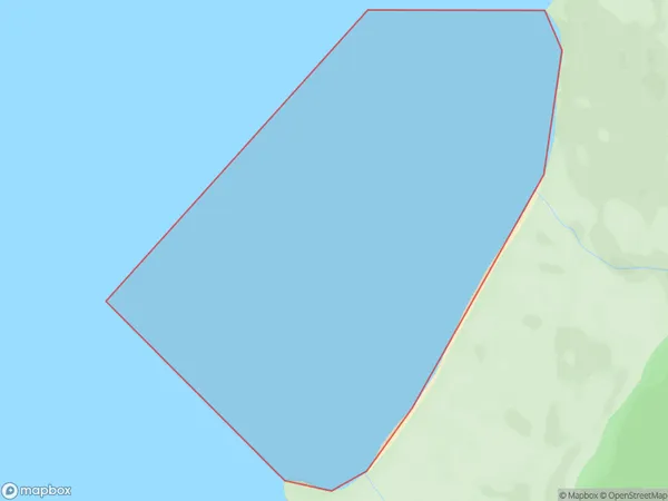 Te Oneroa, Otago Polygon Area Map