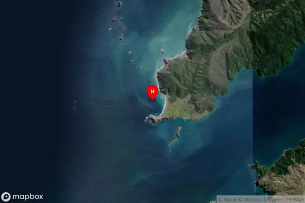 Te Puna Bay,Marlborough Satellite Map