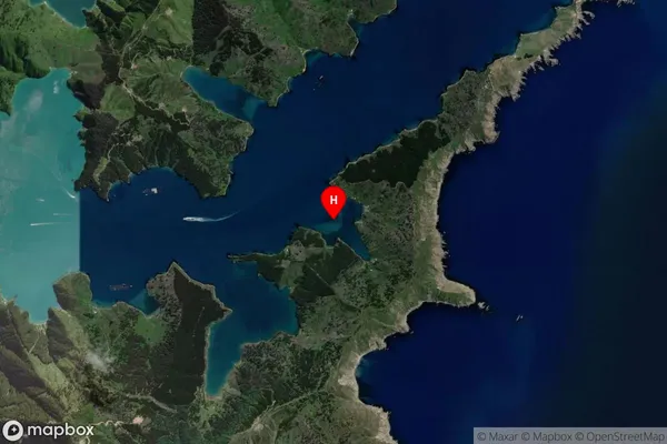 Te Rua Bay,Marlborough Satellite Map