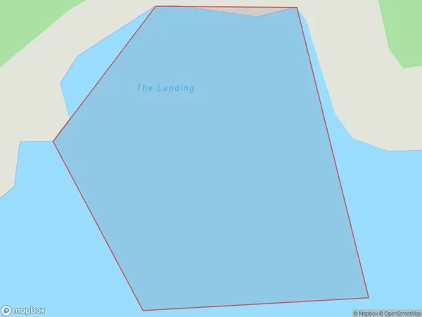 The Landing, Otago Polygon Area Map
