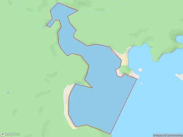 Tikotatahi Bay, Southland Polygon Area Map