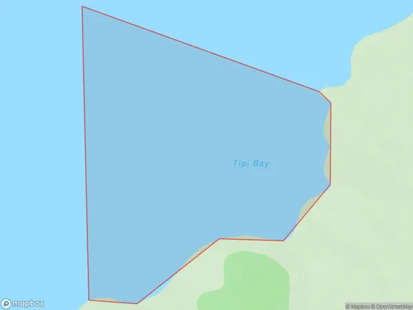 Tipi Bay, Marlborough Polygon Area Map