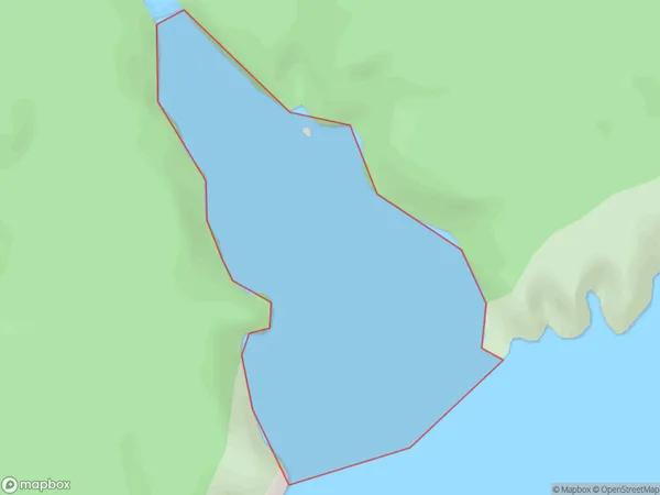 Toitoi Bay, Otago Polygon Area Map