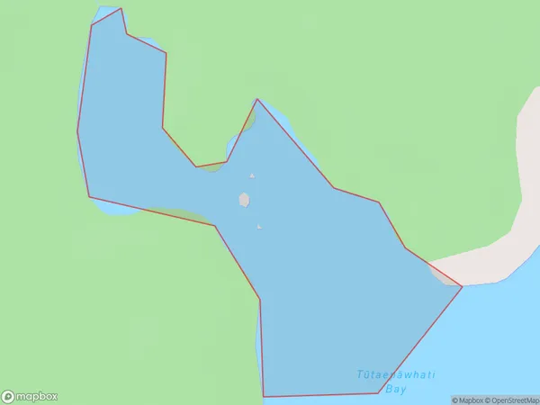 Tutaepawhati Bay, Southland Polygon Area Map