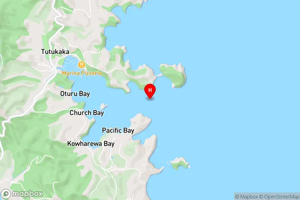 Tutukaka Harbour,Northland Area Map